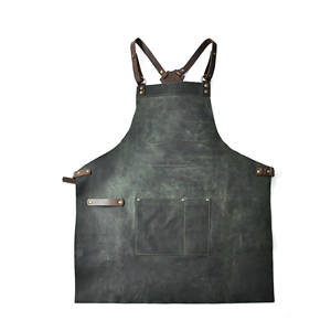 Delantal de Cuero Genuino con Bolsillos Desmontables, Resistente, a Prueba de Olores y Protección para Profesionales de Limpieza LPN-0346 - Product Image 5