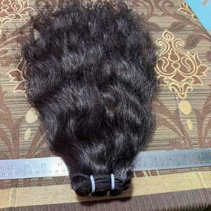 Paquetes de Cabello Ondulado Indio Virgen de Alta Calidad, Cabello Humano Virgen de un Solo Donante, Doblemente Tramado, Proveedor Mayorista - Product Image 1