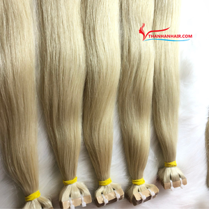 SUPER VENTE Extensions de cheveux avec ruban de couleur chaude Extensions de cheveux crus vietnamiens sans enchevêtrement sans mélange Grand en stock - Product Image 5