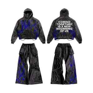 Trajes Deportivos de Invierno para Hombre de Primera Calidad, Más Vendidos, Casuales, Ecológicos, Ligeros, de Secado Rápido, Color Sólido, 100% Algodón - Product Image 3