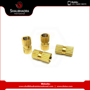 Precision Engineered Polished Brass Multi Micro <b>Insert</b> Nuts Round <b>Threaded</b> <b>Inserts</b> from Indian Manufacturer - Product Image 6