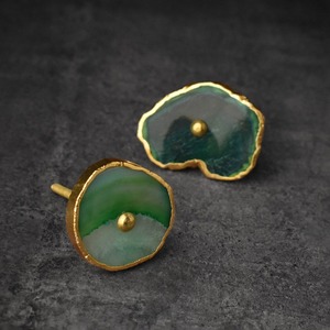 Bouton de porte en pierre d'agate fabriqué à la main Poignée décorative de qualité supérieure avec une beauté naturelle intemporelle et un attrait élégant - Product Image 2