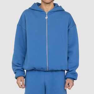 Ensemble sweat-shirt et pantalon de survêtement unisexe décontracté Street Pro Industries, coupe courte, fermeture éclair, poids lourd, 340 g/m², 100 % coton - Product Image 5