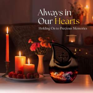 Urna de Metal de caballo para cenizas Urnas de cremación de mujeres para cenizas humanas Mini urnas Hombre adulto Hombre pequeño para cenizas humanas Tamaño personalizado - Product Image 5