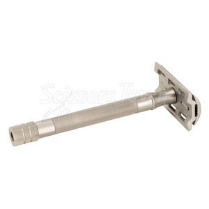 มีดโกนขอบปลอดภัยสองชั้นพร้อมการสร้างแบรนด์ส่วนบุคคลป้องกันสนิมโลหะและผิวแบบพรีเมี่ยม - Product Image 2