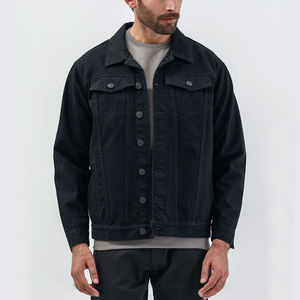 Vestes en jean pour hommes avec plusieurs poches, design personnalisé, logo brodé personnalisé / Prix raisonnable, vestes en jean pour hommes - Product Image 1