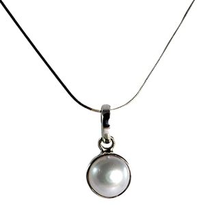 Collier en perles d'eau douce, bijoux en argent sterling 925 pour femmes, cadeau de Noël, anniversaire ou Saint-Valentin pour femme - Product Image 1