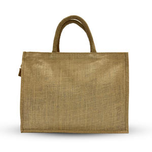 Bolsas de vino de Yute natural Premium con mango de cuerda fuerte Embalaje sostenible para regalo de fiesta a granel Retorno MOQ 50 Calidad asegurada - Product Image 4