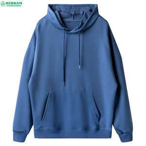 Sweat à capuche personnalisé ODM haut de gamme 100 % coton, en molleton ou tissu éponge français, coupe classique, décontracté, pour l'hiver, motif 3D uni, vente en gros - Product Image 6