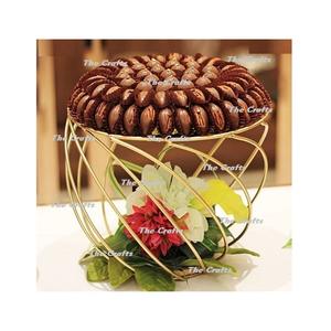 Soporte de aluminio dorado para chocolate, tamaño y forma personalizados, soporte para servir postres para uso en fiestas de bodas - Product Image 4