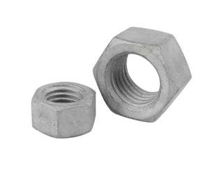 Acier au carbone jaune zinc noir oxyde galvanisé à chaud DIN934 écrou hexagonal entièrement fileté pour <span class=keywords><strong>tour</strong></span> de communication de transmission de puissance - Product Image 4