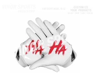 Gants de football américain personnalisés unisexes pour adultes, respirants, design, fabricant, maillot de football américain, grande taille, caractéristique imprimée - Product Image 5