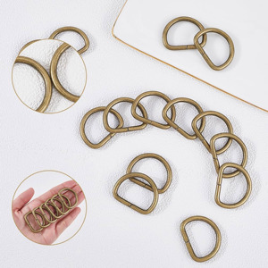 Hebillas de anillo en D de Metal de alta resistencia personalizadas, conectores de correa de seguridad fuertes para bolsos, cinturones, accesorios para manualidades DIY, Color de tamaño personalizado - Product Image 5