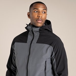 Vestes Softshell pour hommes de qualité supérieure Haute performance Bonne qualité Veste d'extérieur coupe-vent Col montant Matériau imperméable - Product Image 4