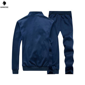 เสื้อกีฬาเอวยางยืดแบบลำลองของผู้ชายเสื้อออกกำลังกายกางเกงสไตล์หน้าแบนสำหรับฟุตบอลคลับชุดวอร์มกลางแจ้ง - Product Image 2