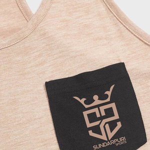 Ropa de gimnasio al por mayor, camiseta sin mangas para culturismo para hombre, ropa deportiva de color sólido, camiseta sin mangas para hombre de talla personalizada - Product Image 3