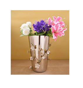 Nouveau design en acier inoxydable Vaisselle à fleurs Vases de décoration pour hôtels et restaurants Décorations pour la maison Fabricant de gros Exportateur - Product Image 6