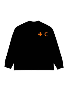 Camiseta Retro Americana de Manga Larga con Estampado Informal para Hombre y Mujer, 180g, Cuello en V, Corte Holgado, 100% Algodón, Antiarrugas - Product Image 3