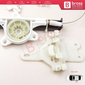 Kit de Reparación de Elevalunas Trasero Izquierdo BWR5142 para Terrano MK2 R20 1992-2007 SUV Van 27012X400 - Product Image 6