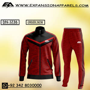 Survêtement d'hiver avec logo personnalisé pour hommes Taille XL supérieure GSM % Polyester Style uni pour la course et le jogging avec impression personnalisée - Product Image 5