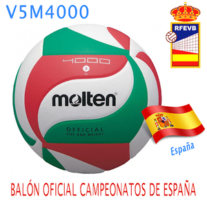 Balón de Voleibol Molten V5M4000 - Balón de Cuero PU Premium para Entretenimiento - Product Image 1