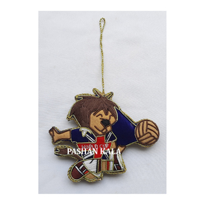 Adorno Navideño Bordado a Mano con Forma de Jugador, para Decoración del Hogar y Árbol de Navidad - Product Image 1