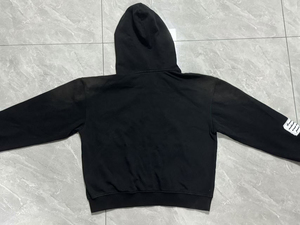 Sudadera con Capucha Personalizada para Hombre, Estilo Vintage, Corte Regular, Cierre Largo, 100% Algodón, Transpirable para Verano, Felpa, Bordada, Lavado Ácido, Desgastada, Protección Solar - Product Image 3