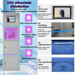 Máquina Profesional para Limpiar Cascos, Máquina Esterilizadora de Cascos, Estación de Desinfección de Cascos de Bicicleta - Product Image 4