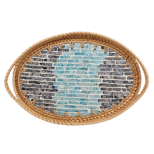 <b>Top</b>-List High Quality Handmade Rattan Tray Mop Tray Serving Food Kitchenware Decoration for Ramadan Holiday Wholesale Vietnam - Product Image 6