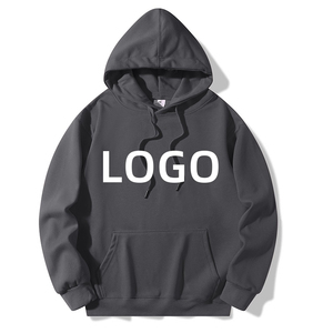 OEM Custom Manufacturers Drop Shoulder 100% Cotton Heavyweight Blank Plain Fleece Oversized <b>Pullover</b> Hoodie for <b>Men</b> - Product Image 5
