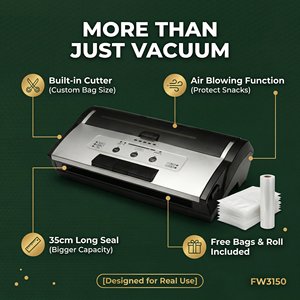 Machine de mise <span class=keywords><strong>sous</strong></span> <span class=keywords><strong>vide</strong></span> semi-commerciale OEM pour petites entreprises, machine d'emballage <span class=keywords><strong>sous</strong></span> <span class=keywords><strong>vide</strong></span> pour aliments secs et humides FW3150 - Product Image 5