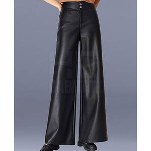 Pantalones de Cuero Elegantes para Mujer, Material de Cuero Premium, Duraderos y Transpirables, Pantalones de Cuero con Estilo para Mujer - Product Image 4