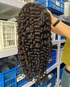 Vague droite soyeuse Super Double dessinée de haute qualité pour dentelle perruques de cheveux humains vierges vietnamiens dentelle transparente de haute qualité - Product Image 4