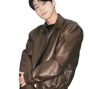 Veste en cuir de vache résistant à l'eau de haute qualité pour hommes, veste en cuir 100% de couleur personnalisée pour hommes - Product Image 1