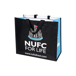 ถุงช้อปปิ้งพิมพ์ลายตามสั่ง ทำจากผ้า PP ไม่ถักทอ มีหลายแบบปิด  ของที่ระลึกสโมสรฟุตบอลนิวคาสเซิล ยูไนเต็ด เป็นมิตรกับสิ่งแวดล้อม ใช้ซ้ำได้ สำหรับใส่ของชำ - Product Image 2