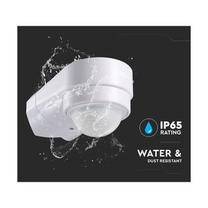 Sensore di movimento PIR montaggio a parete angolo interno esterno bianco SKU-6613-unità di illuminazione/controllo e Controller - Product Image 5