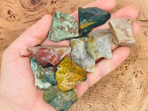 Natural <b>Raw</b> Ocean Jasper <b>Crystal</b> Untreated Loose Rough Gemstone Custom Size for Jewelry Making - Product Image 5