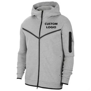 Sudadera con Capucha Técnica de Felpa 100% Algodón para Hombre OEM 2025 de Tinte Liso con Logotipo Personalizado - Product Image 6