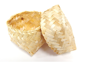 Cesta de almacenamiento de tejido de bambú al por mayor para organización del hogar y la cocina cesta de almacenamiento de pan artesanal - Product Image 3