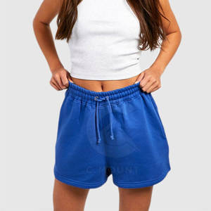 Pantalones cortos deportivos para correr para mujer, ropa deportiva ligera con cintura con cordón - Product Image 3