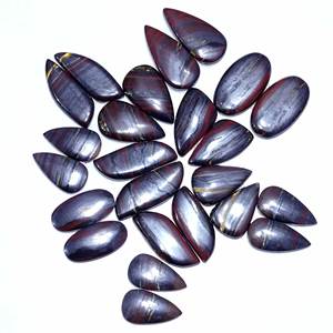 Par de cabujones de tigre de hierro natural Par de Ojos de tigre de hierro de alta calidad Lotes disponibles en todos los tamaños y formas Fabricación de pendientes a granel - Product Image 5