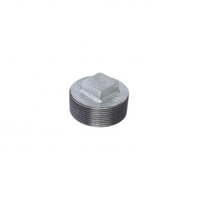 Bouchon carré DKV GI 1/4\" NPT mâle en fonte malléable galvanisée 150 #   Raccords de tuyauterie en fonte malléable galvanisée à chaud
