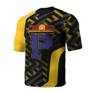 Maillot de football Streetwear T-shirt de football à col vintage respirant Maillot de football américain Maillot de football Streetwear personnalisé - Product Image 3