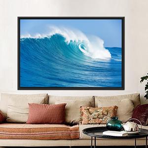Elegant Ocean Canvas <b>Print</b>: Stunning <b>Seascape</b> Wall Decoration,1P:Black Framed - Product Image 1