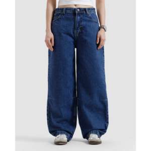 กางเกงยีนส์เดนิมทรงหลวมสไตล์เรียบง่าย ซักได้ ใส่สบาย - Product Image 1