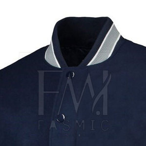 Nouvelle arrivée de vestes de baseball Letterman avec design personnalisé Blouson bombardier d'hiver à manches en cuir chaudes - Product Image 4