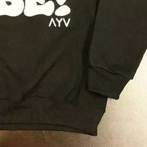 Sweatshirts pour hommes de grande taille sur mesure, sweatshirts amples en détresse personnalisables des meilleurs fabricants pour la vente en gros - Product Image 4