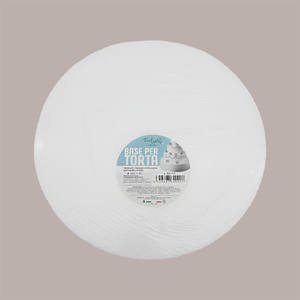 Base à gâteau ronde en polystyrène blanc réutilisable, diamètre 30 cm et hauteur 5 cm, lot de 10 pièces - Product Image 4