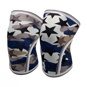 Manchon de genou en néoprène solide de 7mm personnalisé respirant élastique Fitness sécurité pour la dynamophilie haltérophilie bon matériel - Product Image 4