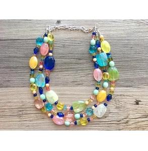 Trendy Resin <b>Pendant</b> Necklace Handmade Colorful Fashion Statement Jewelry fashion <b>pendant</b> necklaces fashion jewelry necklaces - Product Image 1